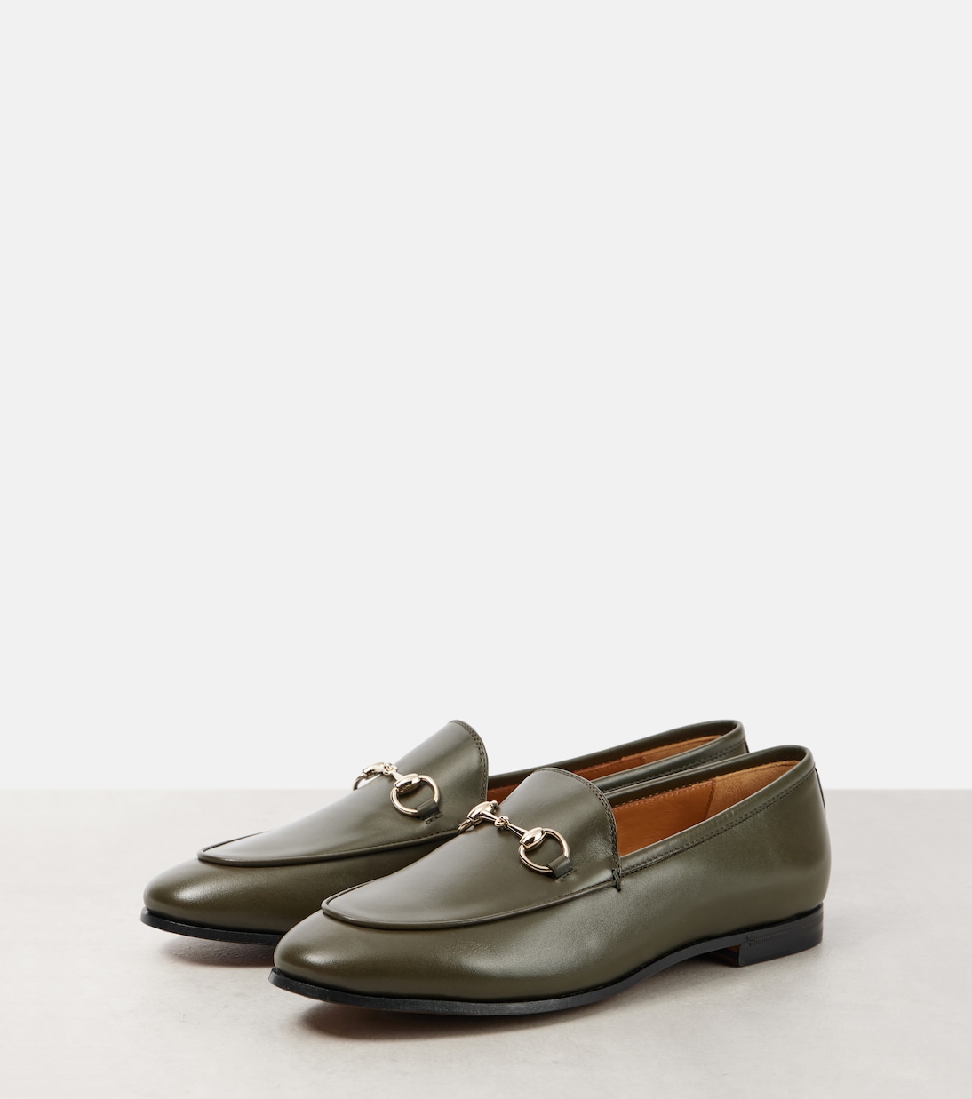Loafers Gucci Jordaan Horsebit aus Leder | Gucci