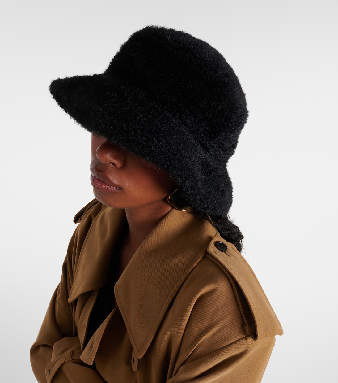 Cappello da pescatore in bouclé | Saint Laurent