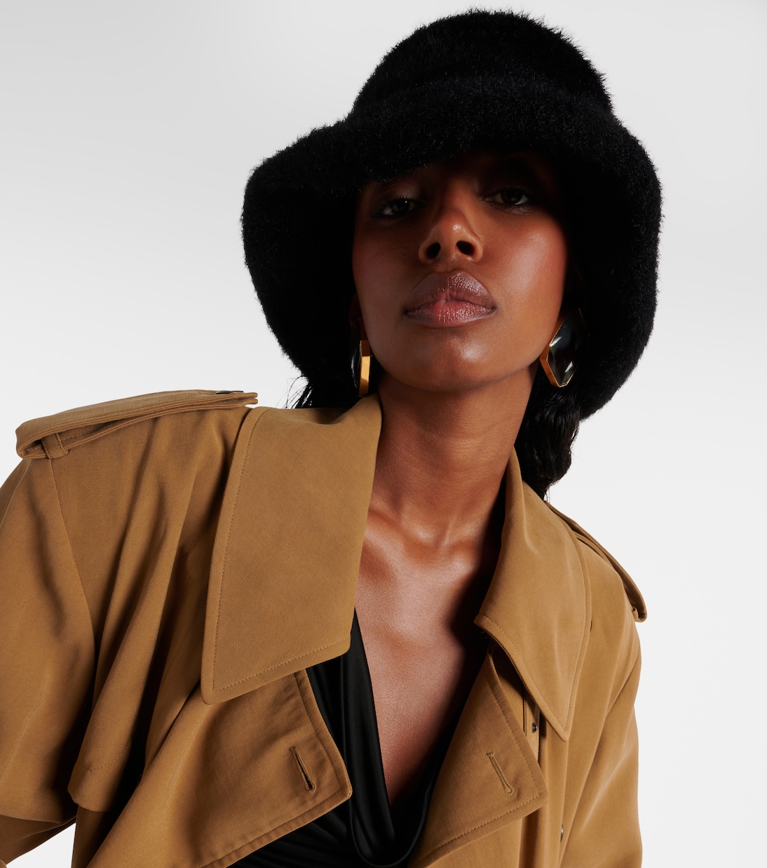 Cappello da pescatore in bouclé | Saint Laurent
