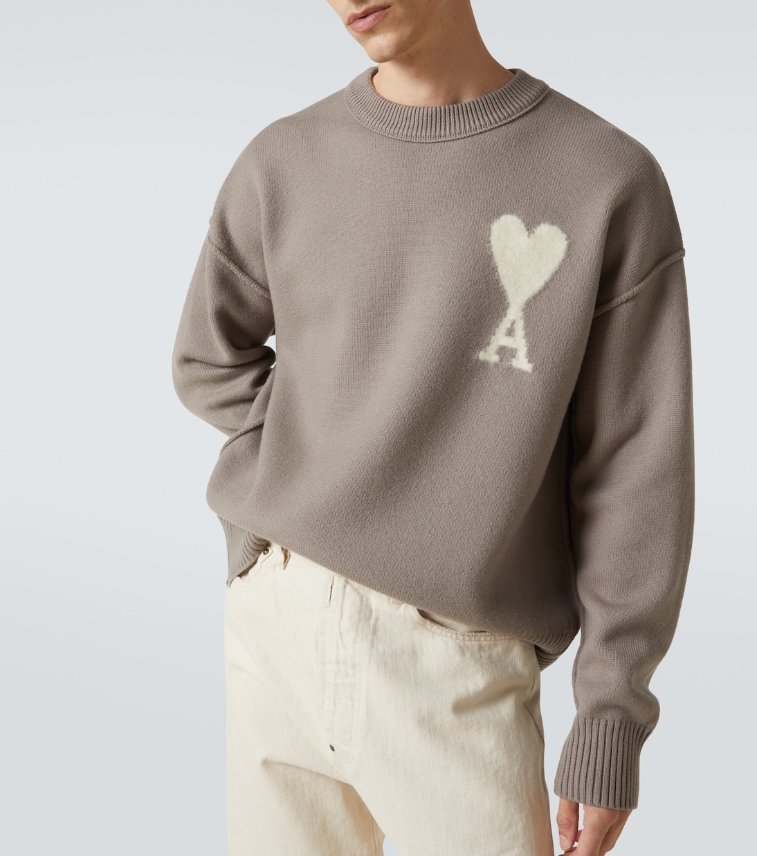 Pullover Ami de Cœur aus Schurwolle | Ami Paris