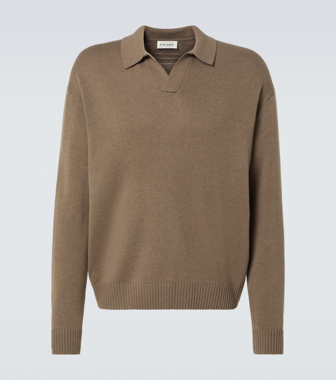 Wool and silk polo sweater | Frame