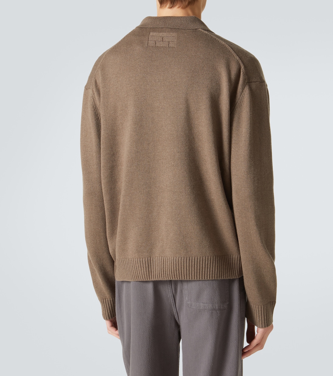 Wool and silk polo sweater | Frame