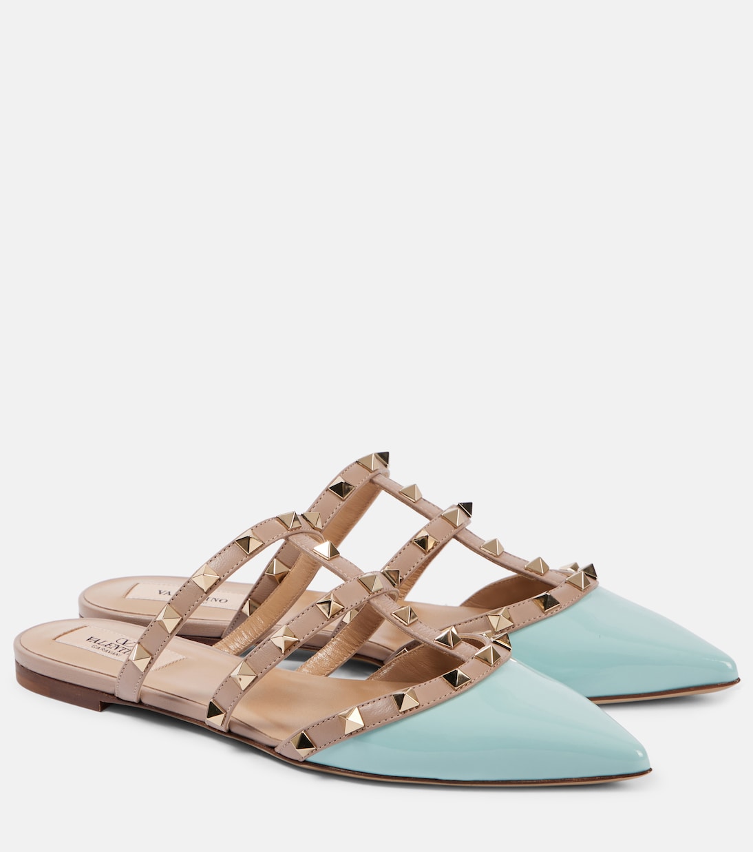 Mules Rockstud Classic de piel | Valentino Garavani