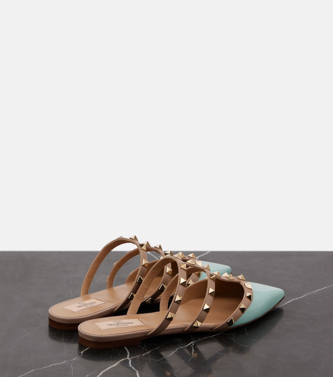 Mules Rockstud Classic de piel | Valentino Garavani