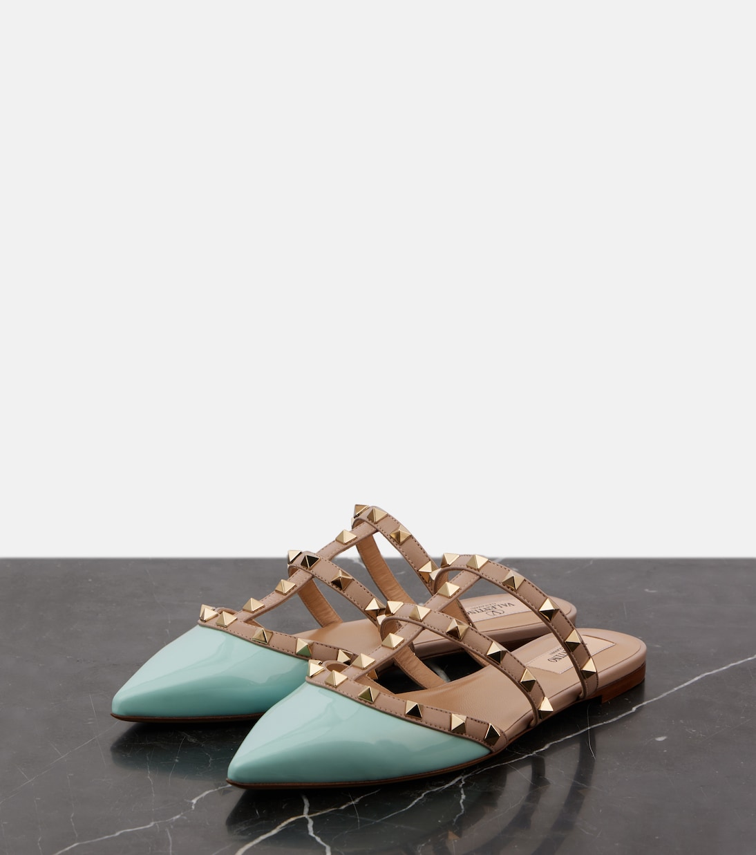 Mules Rockstud Classic de piel | Valentino Garavani
