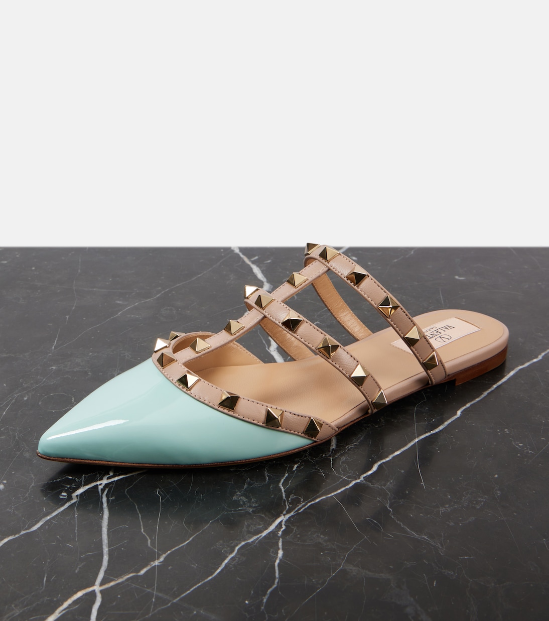 Mules Rockstud Classic de piel | Valentino Garavani