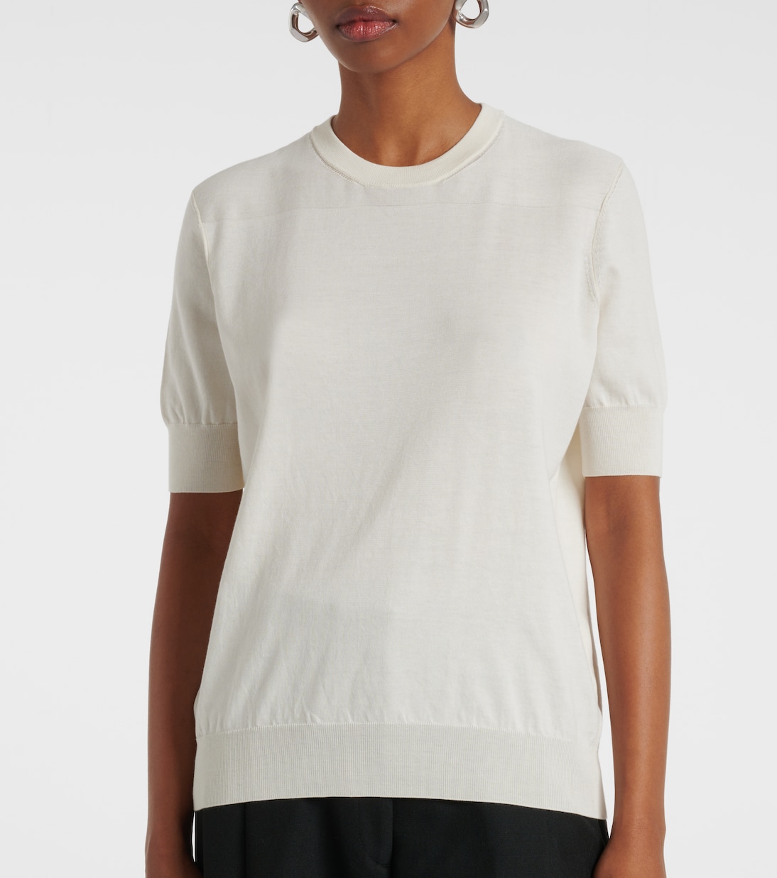 Top in maglia di cotone | Jil Sander