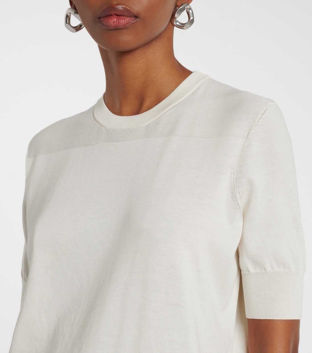 Top in maglia di cotone | Jil Sander