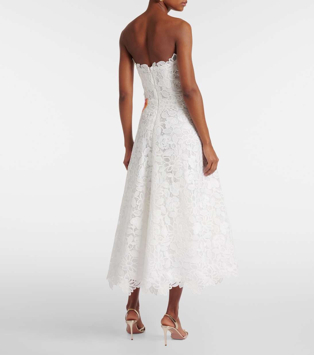 Midikleid Mariela aus Spitze mit Pailletten | Costarellos