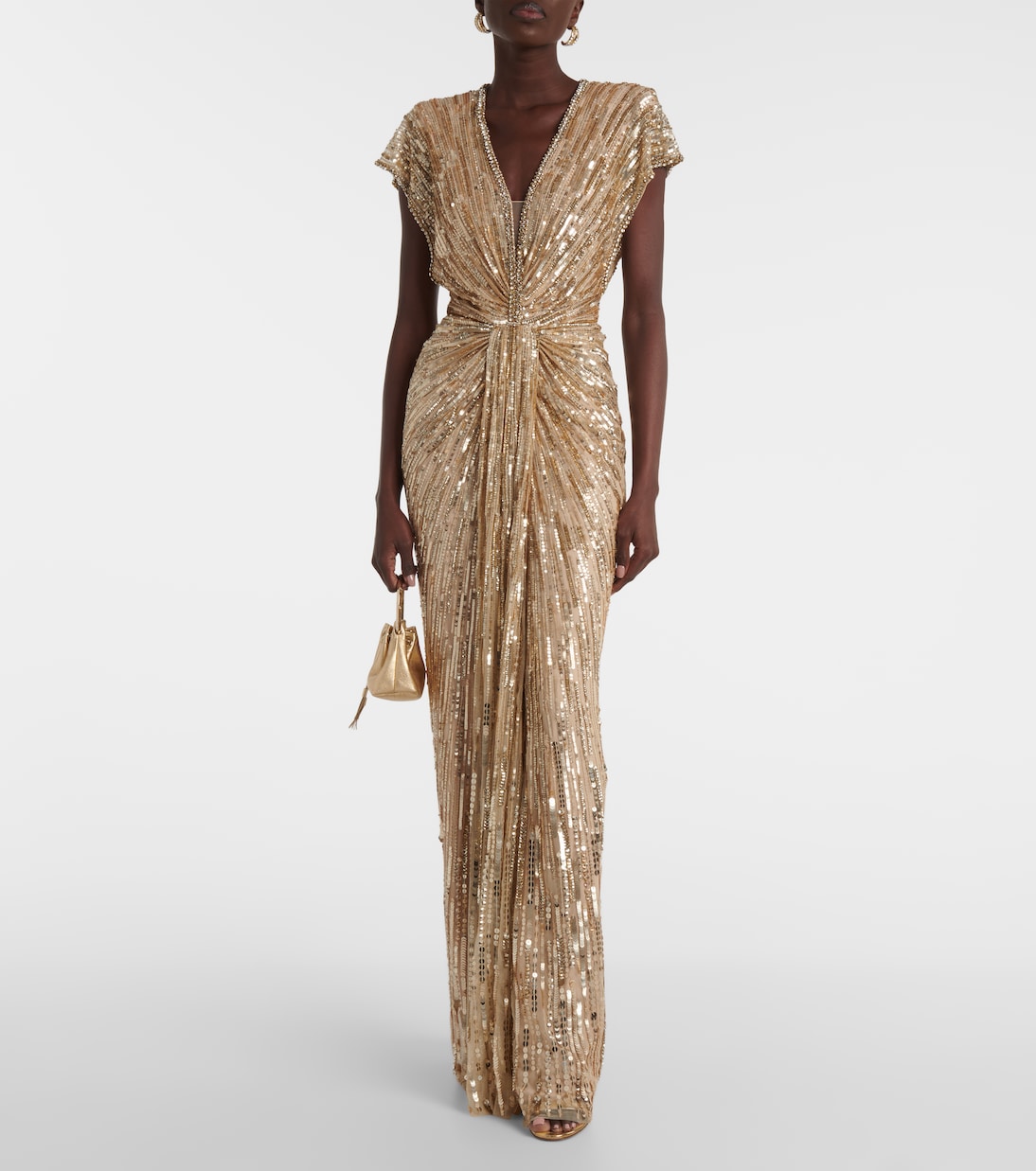 Zola sequined tulle gown | Jenny Packham