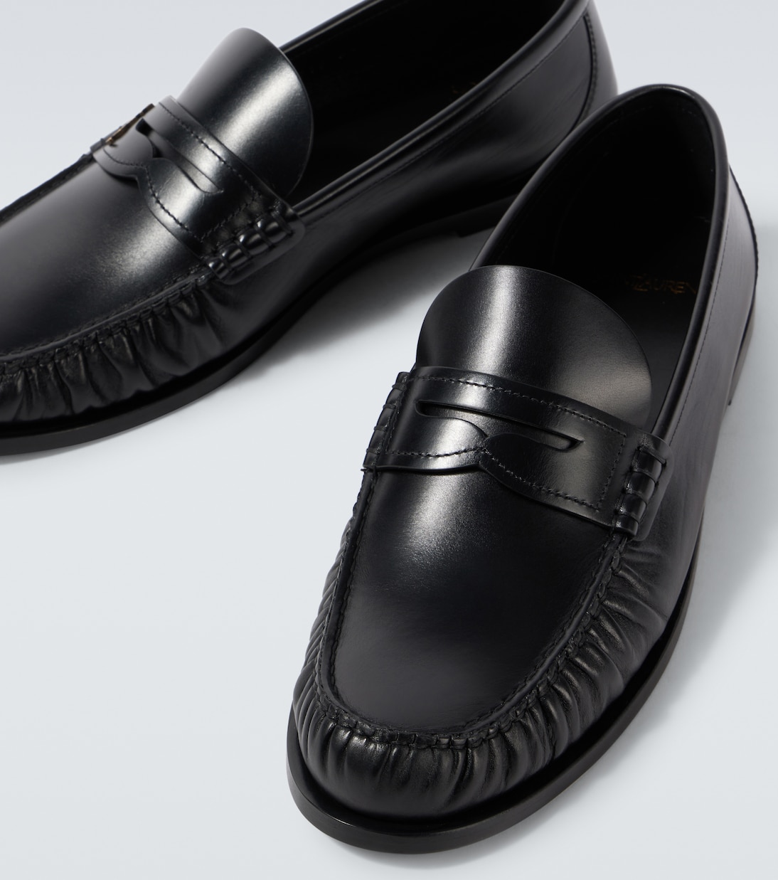 Laurent leather penny loafers | Saint Laurent