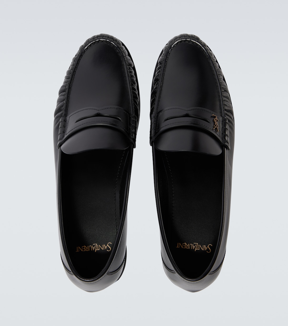 Laurent leather penny loafers | Saint Laurent