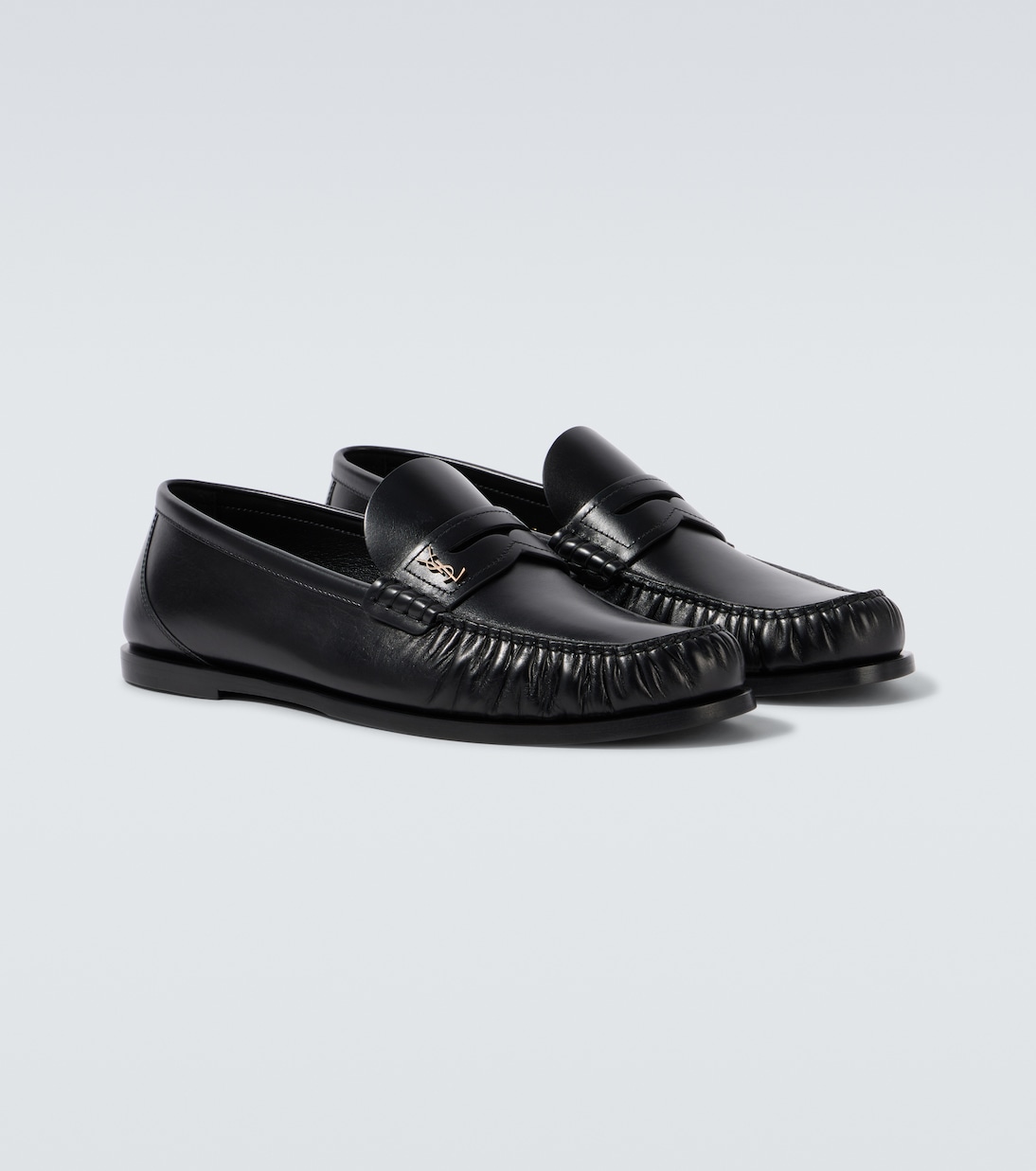 Laurent leather penny loafers | Saint Laurent