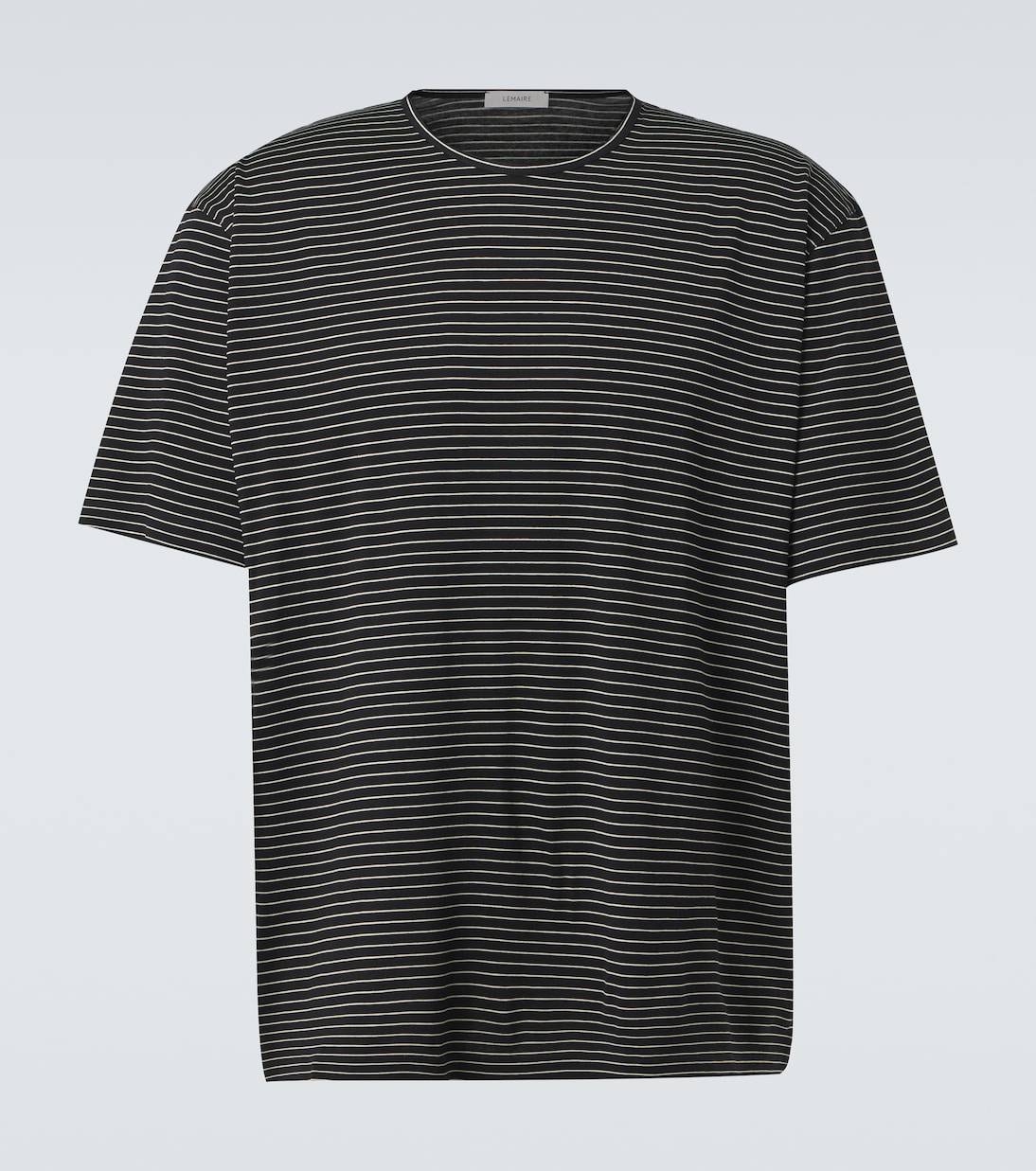 Camiseta en jersey de algodón a rayas | Lemaire
