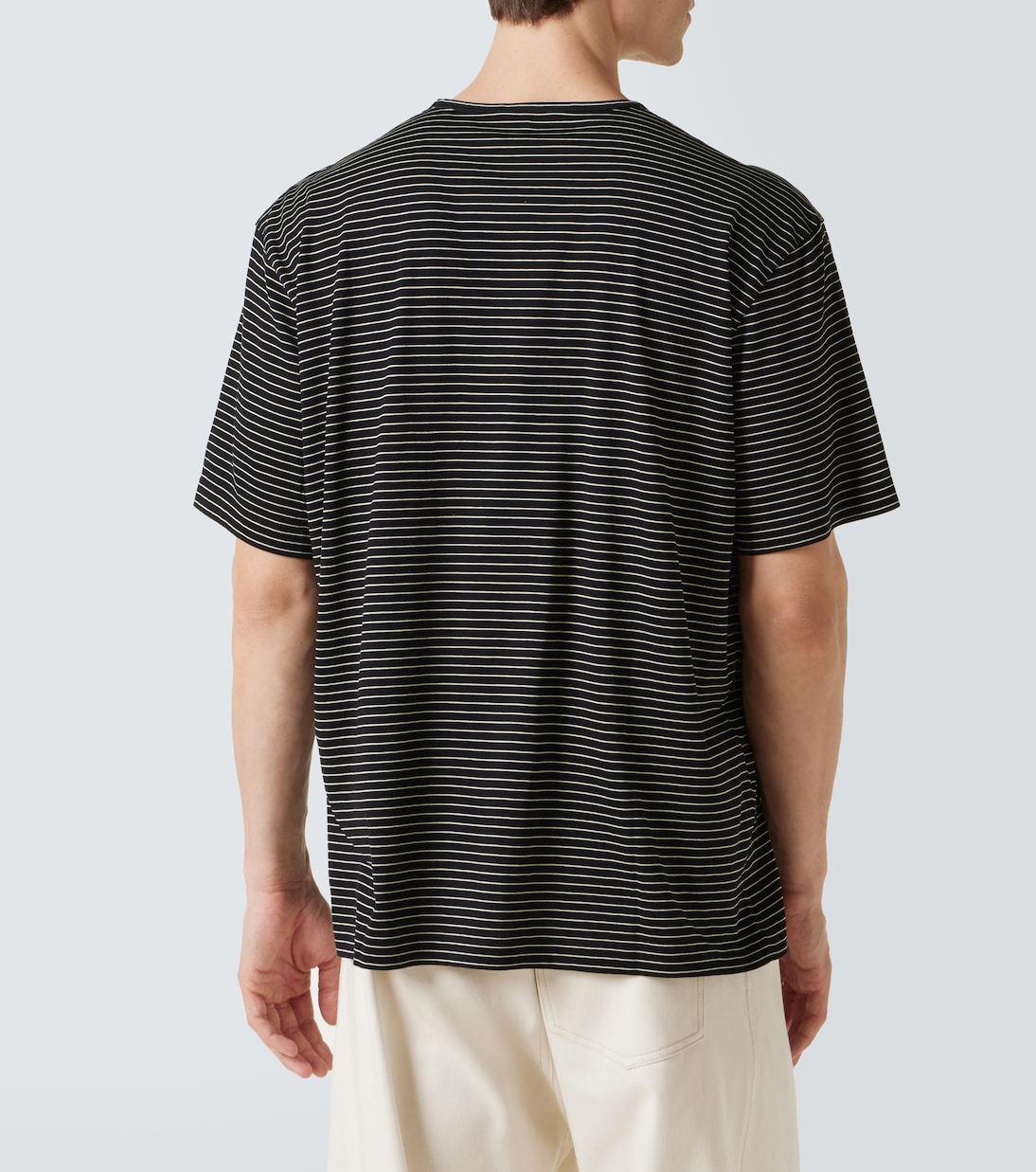 Camiseta en jersey de algodón a rayas | Lemaire