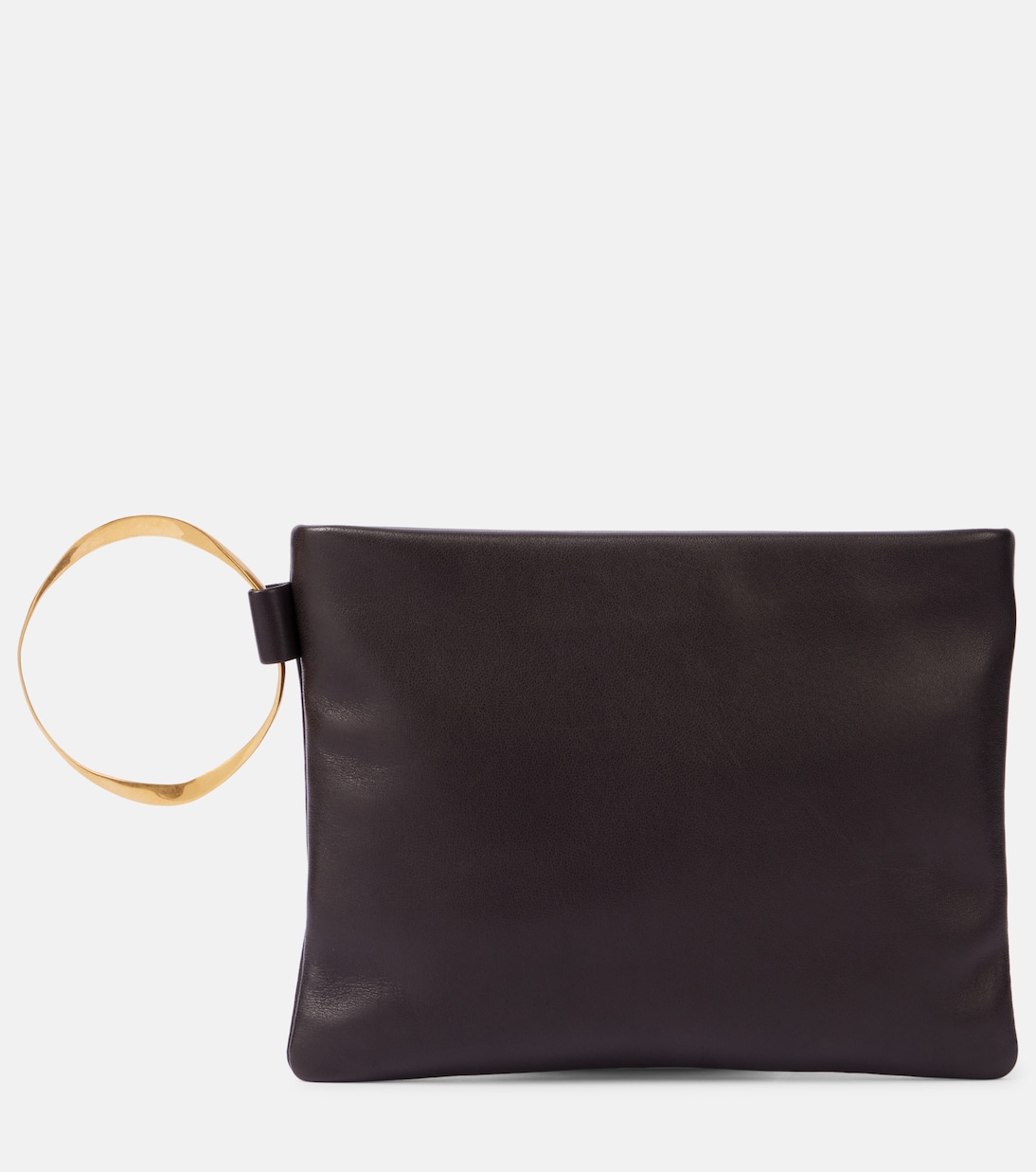 Pochette Square Bracelet en cuir | The Row