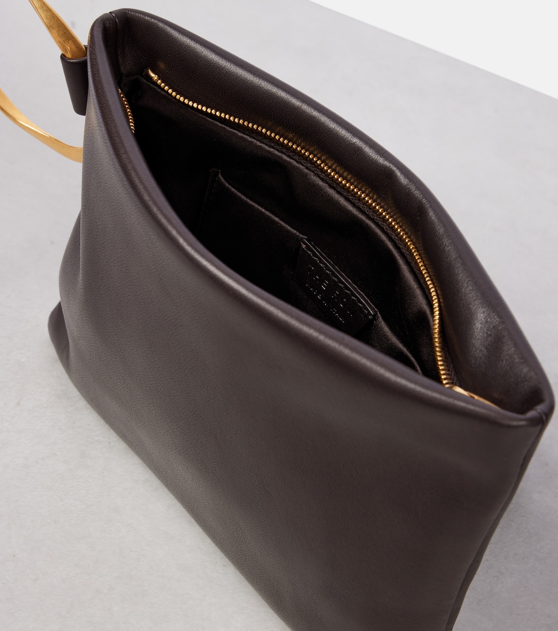 Pochette Square Bracelet en cuir | The Row