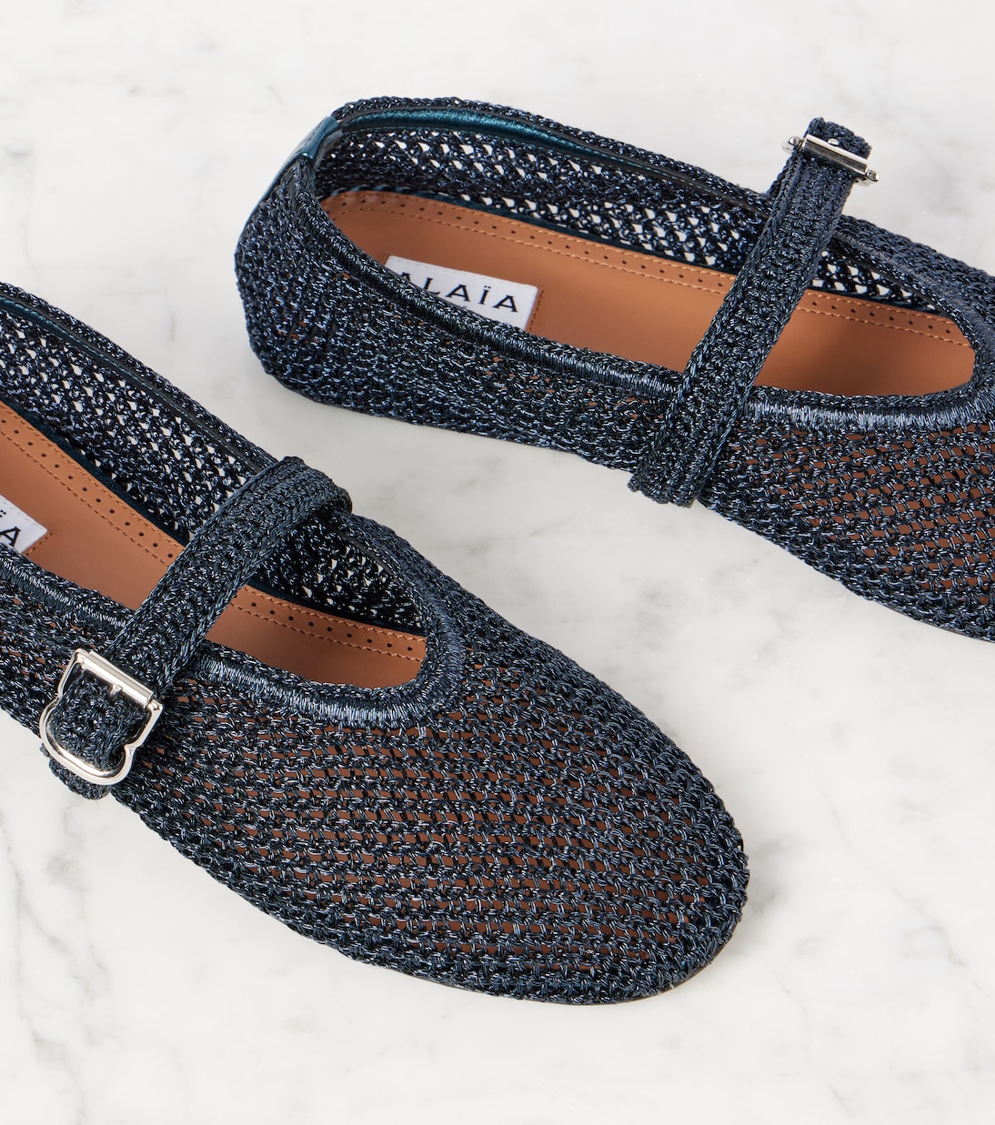 Mary-Jane-Ballerinas mit Leder | Alaïa