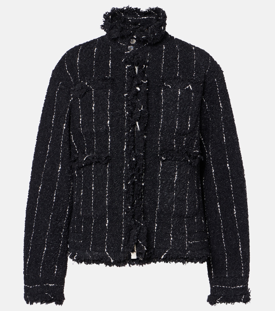 Striped tweed jacket | Sacai
