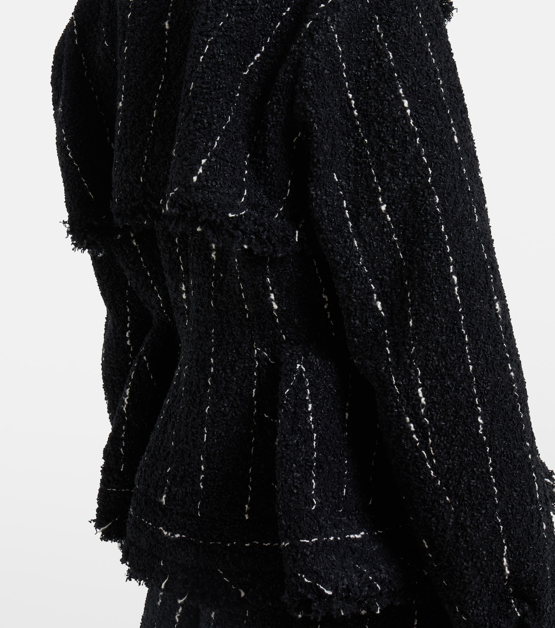 Striped tweed jacket | Sacai