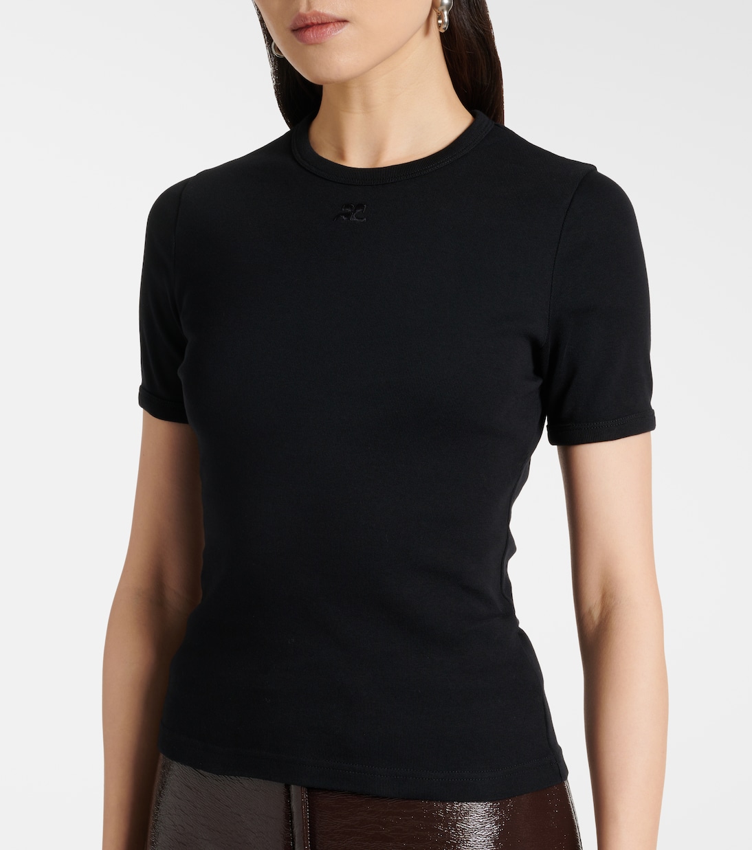 Camiseta Heritage de algodón con logo | Courrèges