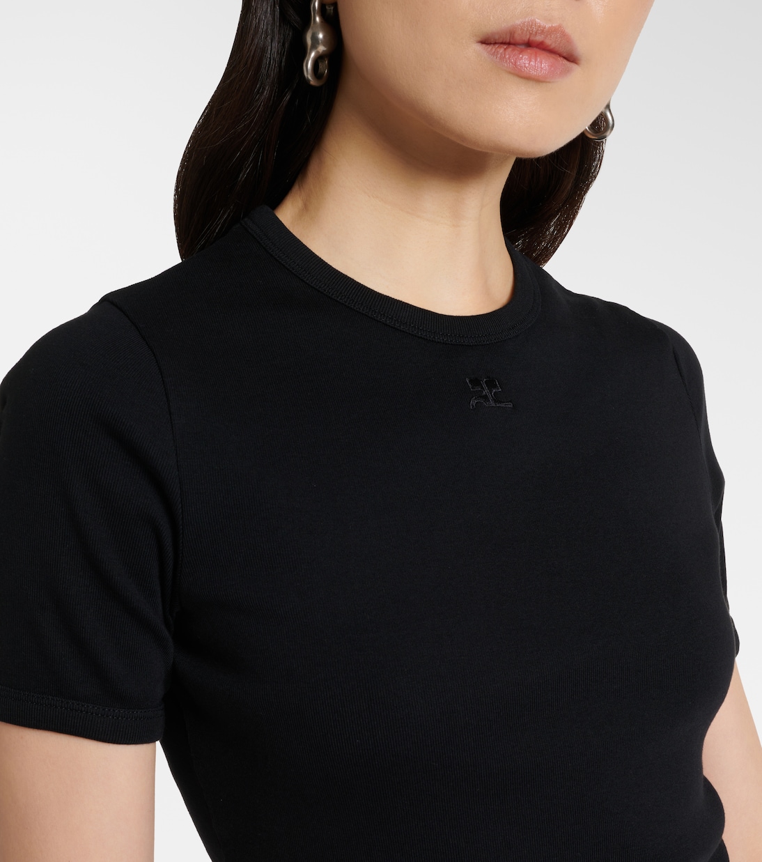 Camiseta Heritage de algodón con logo | Courrèges