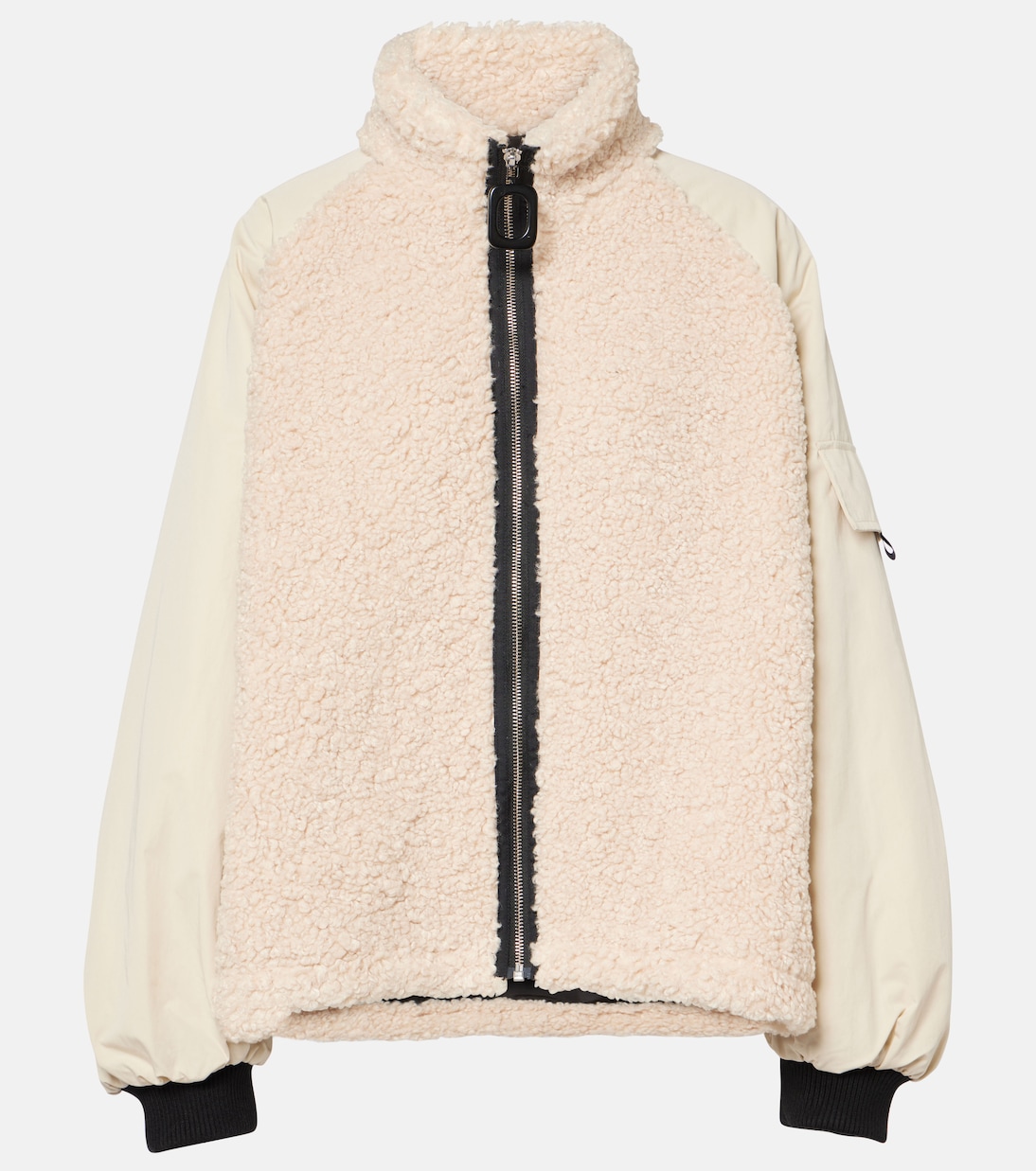 Bomber in tessuto tecnico e teddy | JW Anderson