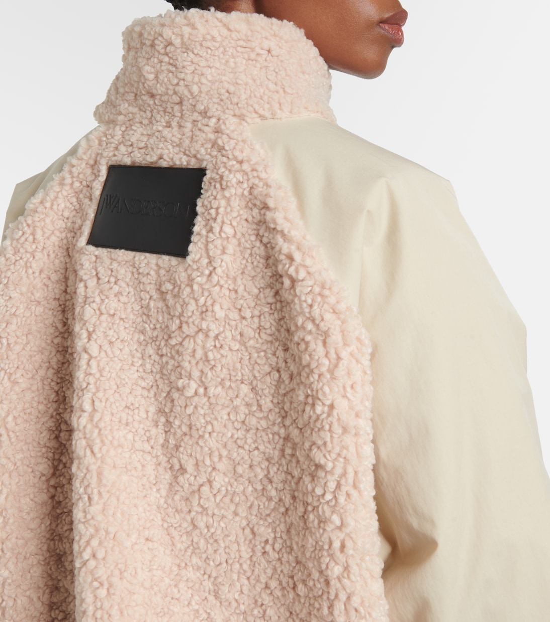 Bomber in tessuto tecnico e teddy | JW Anderson
