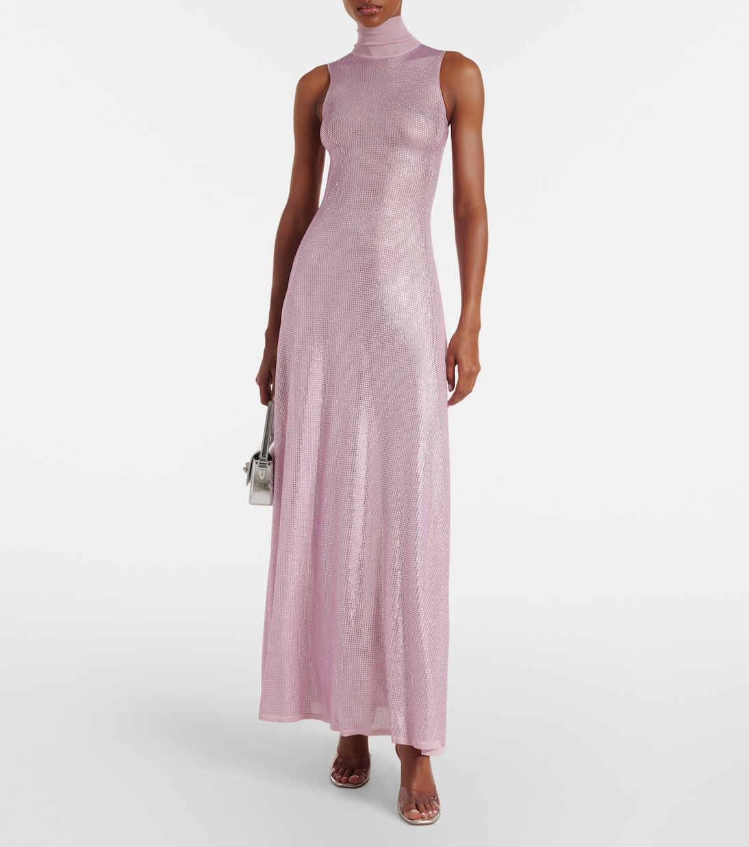Ruched sequined maxi dress | David Koma
