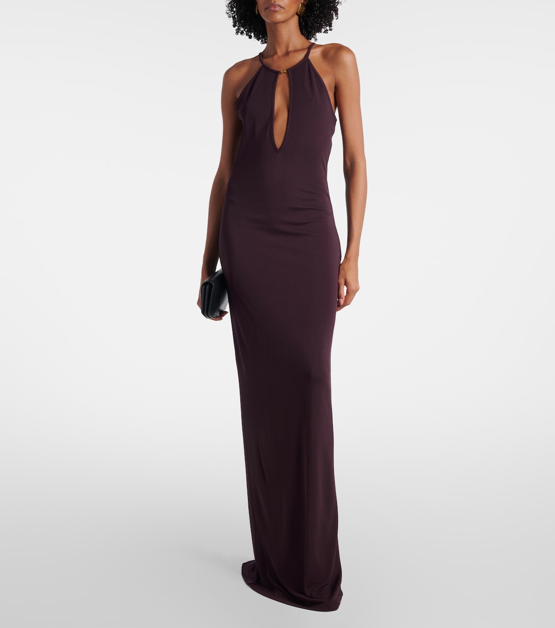 Robe longue en crêpe | Tom Ford