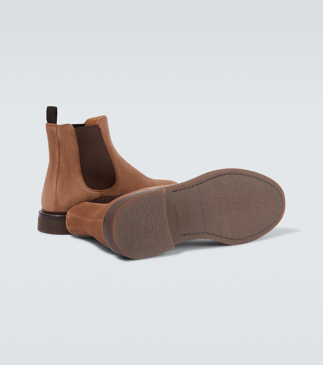 Stivaletti Chelsea in suede | Brunello Cucinelli