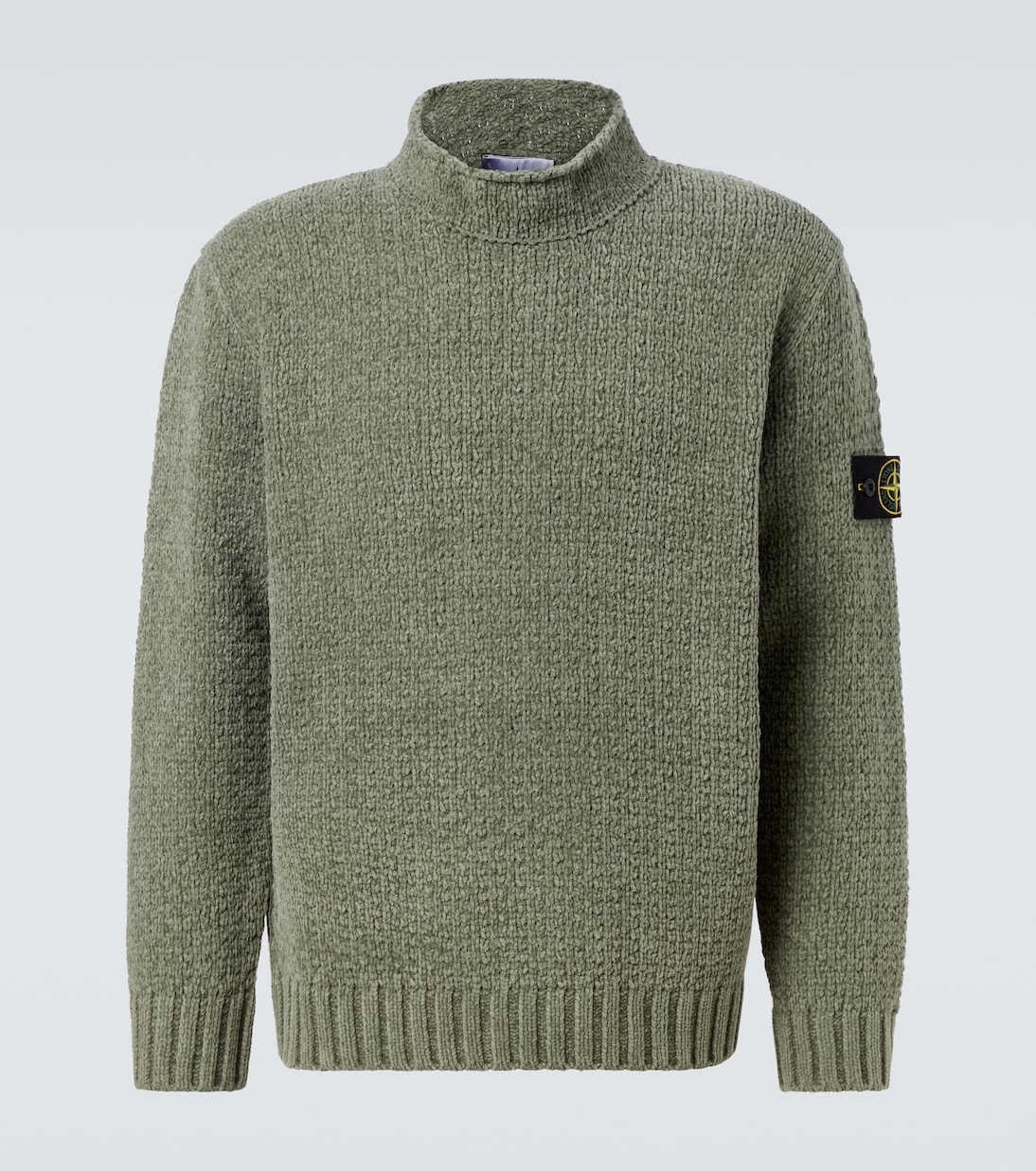 5100019 Compass cotton chenille sweater | Stone Island