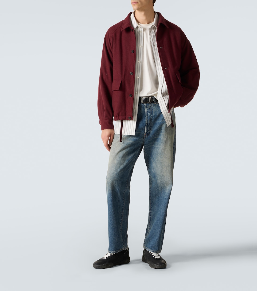 Cashmere blouson jacket | A.Presse