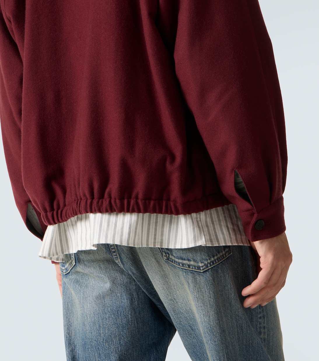 Cashmere blouson jacket | A.Presse