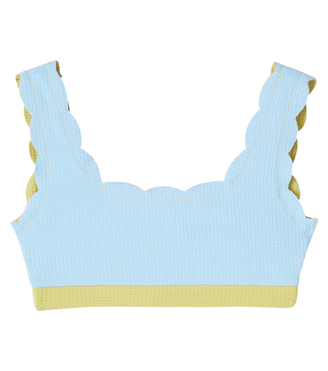 Palm Springs reversible scalloped bikini top | Marysia Bumby