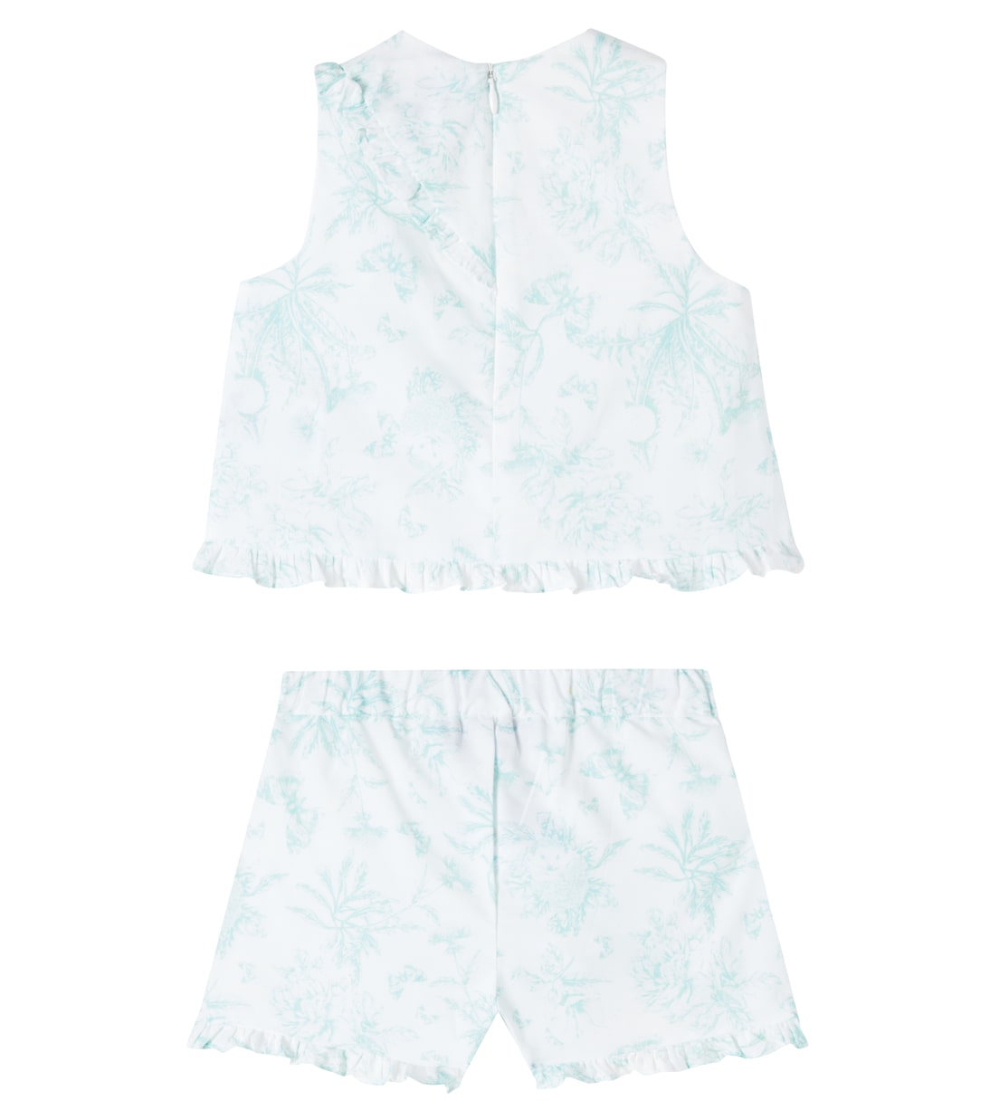 Baby floral cotton top and shorts set | Tartine et Chocolat