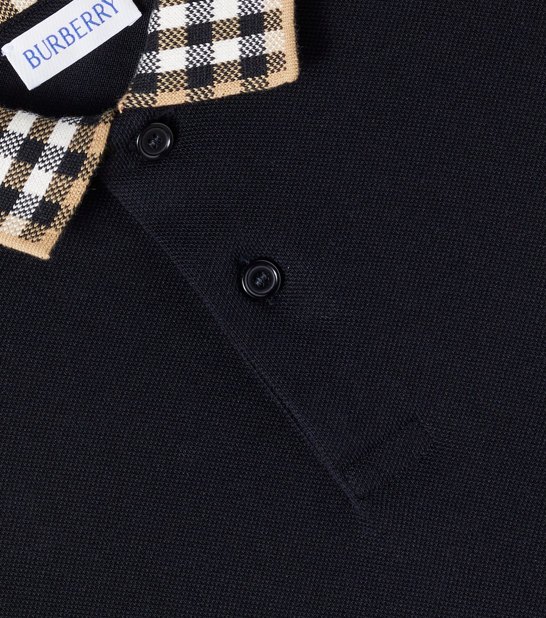 Polohemd Burberry Check aus Baumwoll-Piqué | Burberry Kids