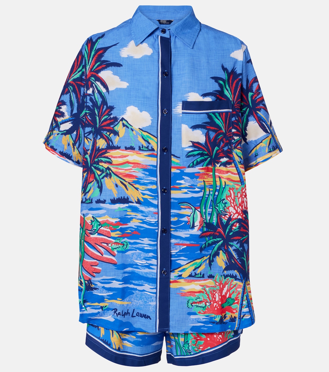 Printed shirt and shorts set | Polo Ralph Lauren