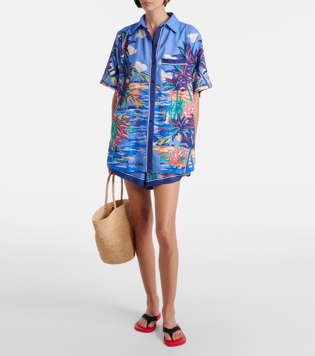 Printed shirt and shorts set | Polo Ralph Lauren