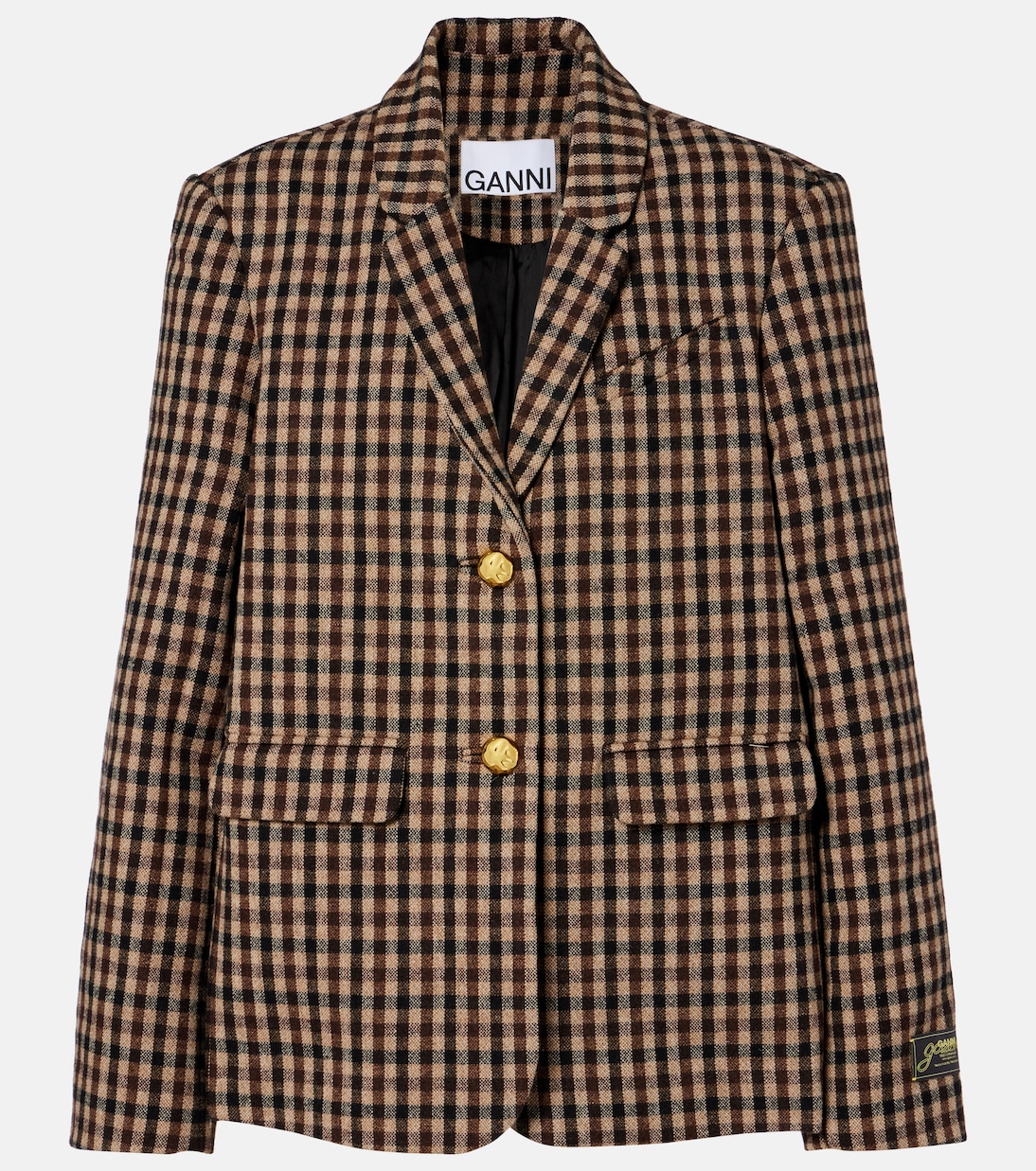 Karierter Blazer | Ganni