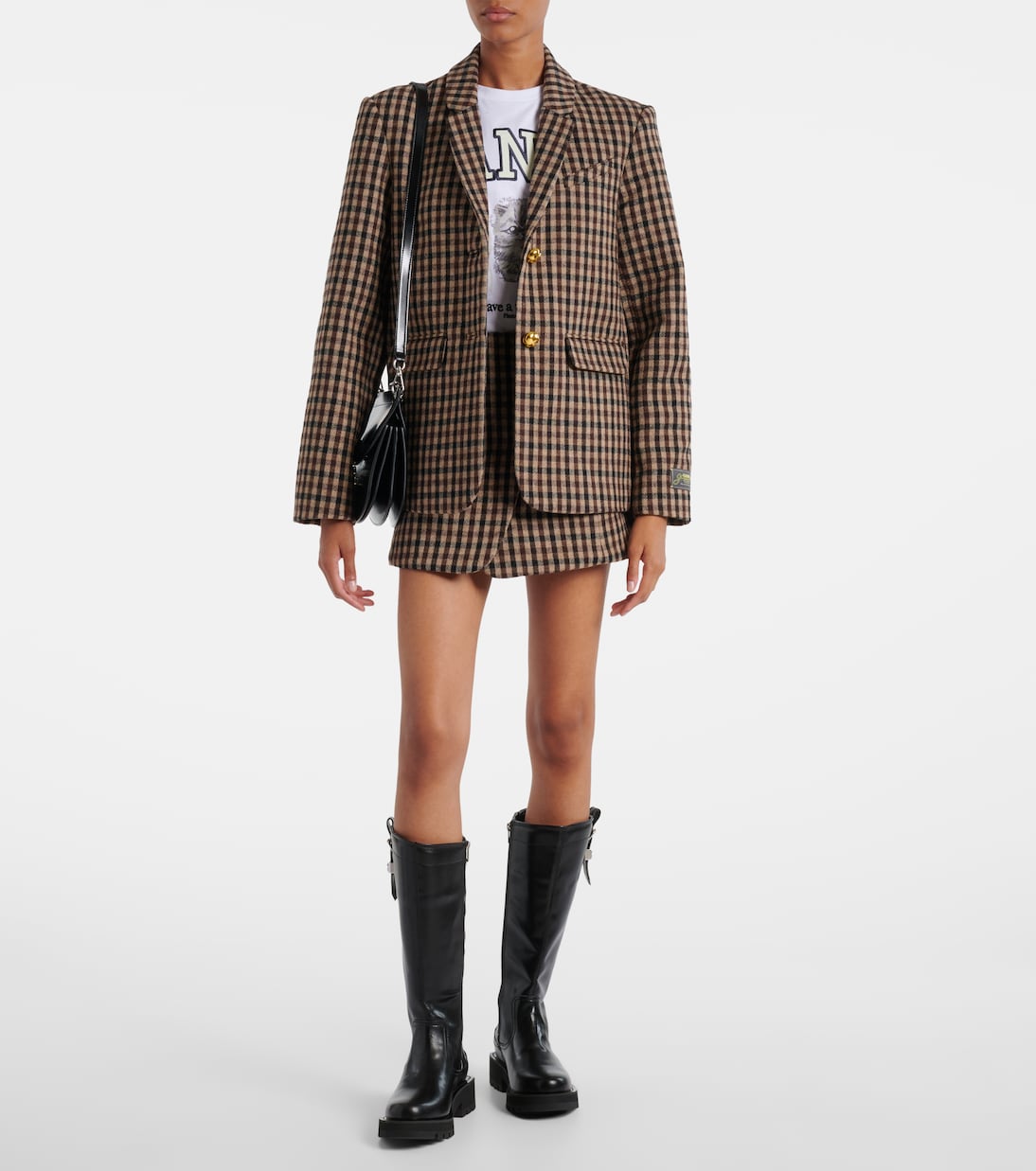 Karierter Blazer | Ganni