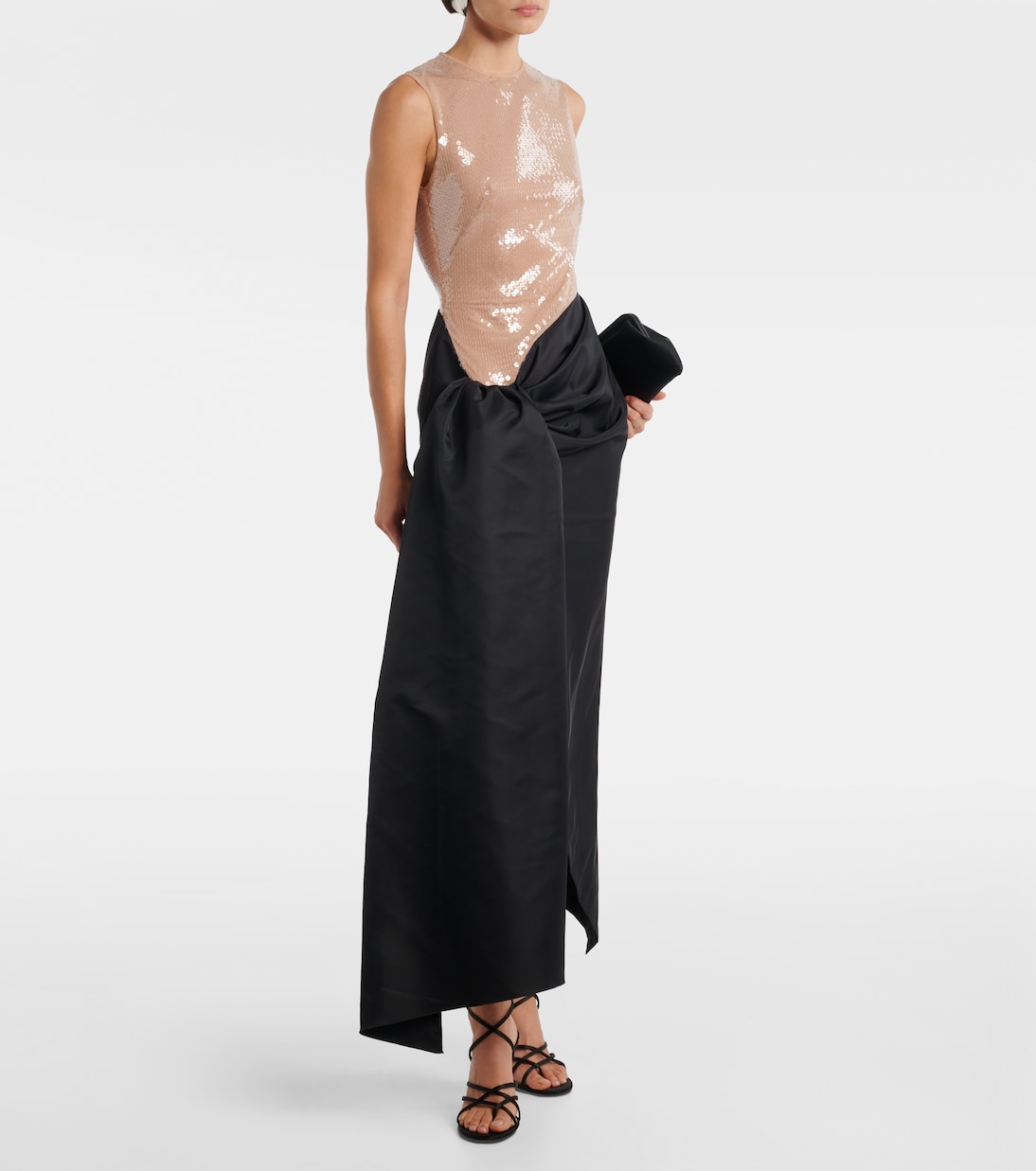 Maxikleid mit Pailletten | David Koma