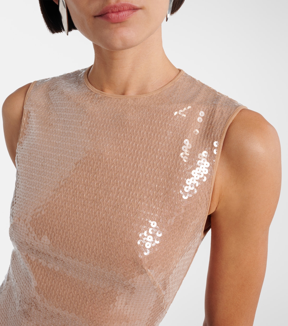 Maxikleid mit Pailletten | David Koma