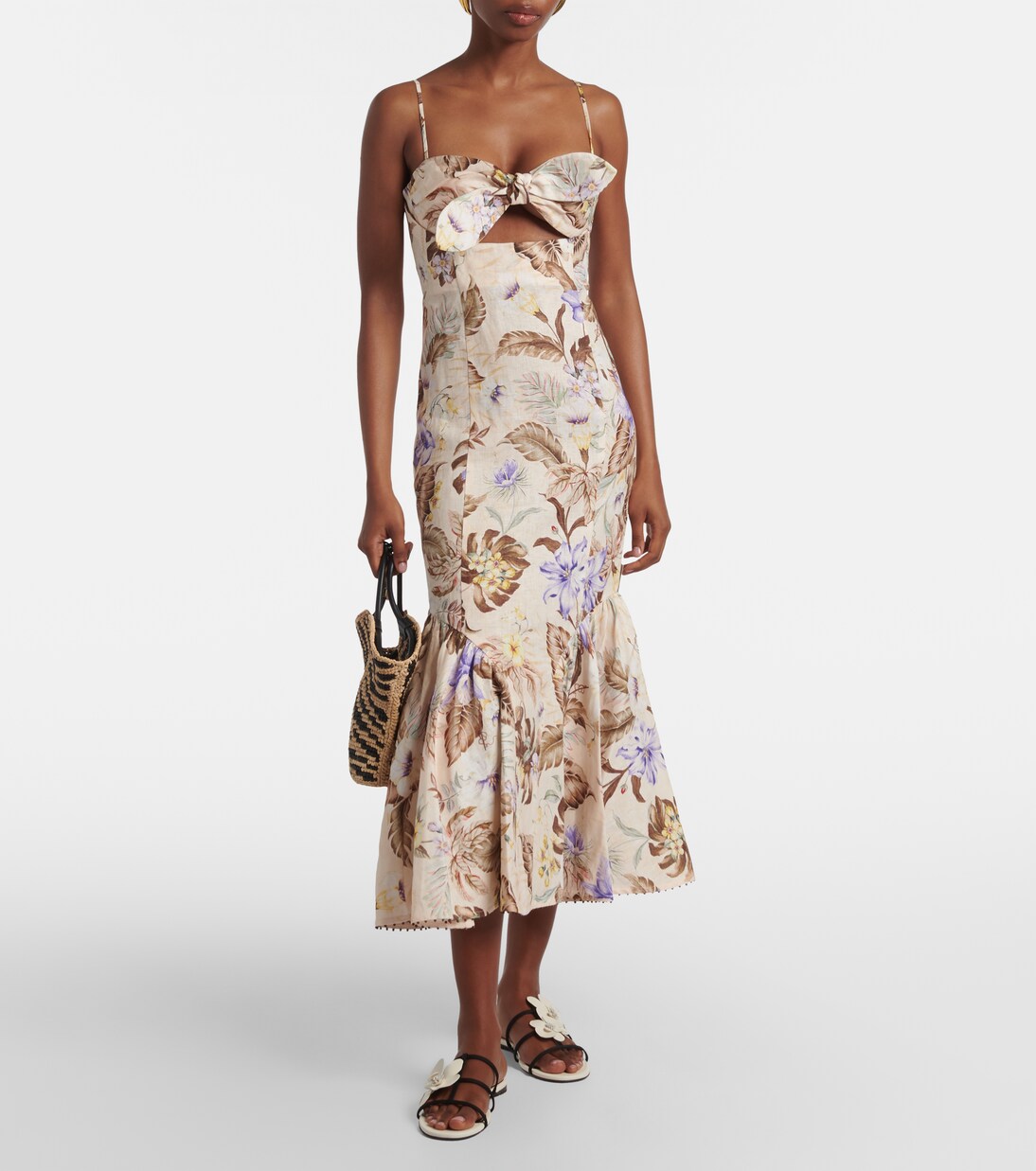Orchid leather sandals | Zimmermann