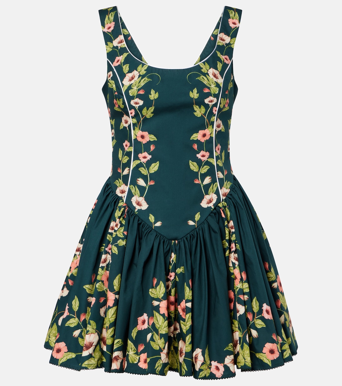 Robe Pluma en coton à fleurs | Agua by Agua Bendita
