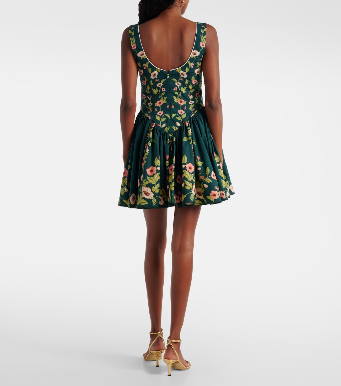 Robe Pluma en coton à fleurs | Agua by Agua Bendita