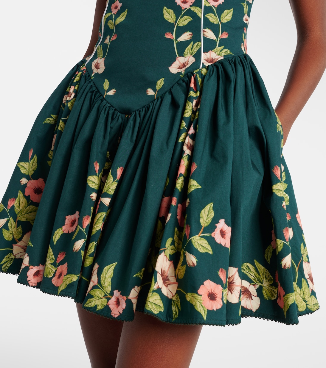 Robe Pluma en coton à fleurs | Agua by Agua Bendita