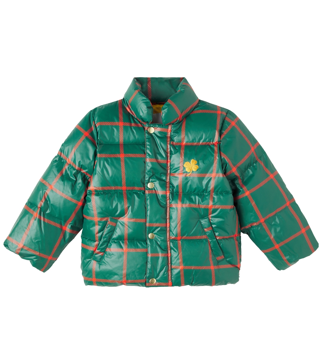 Clover 체크 패딩 재킷 | Mini Rodini