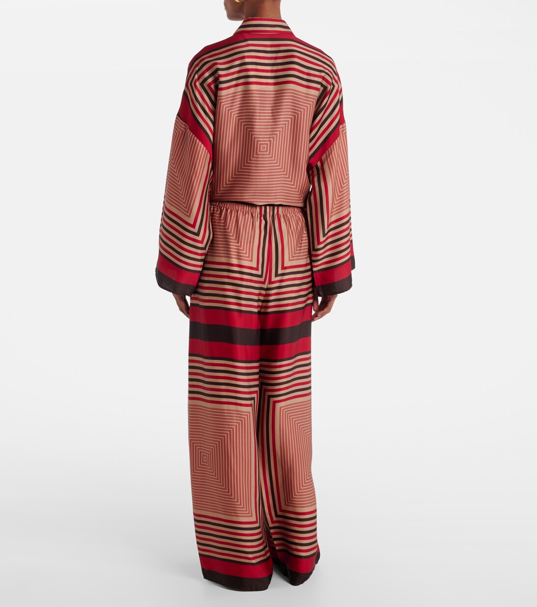 Jensen printed wide-leg pants | Faithfull