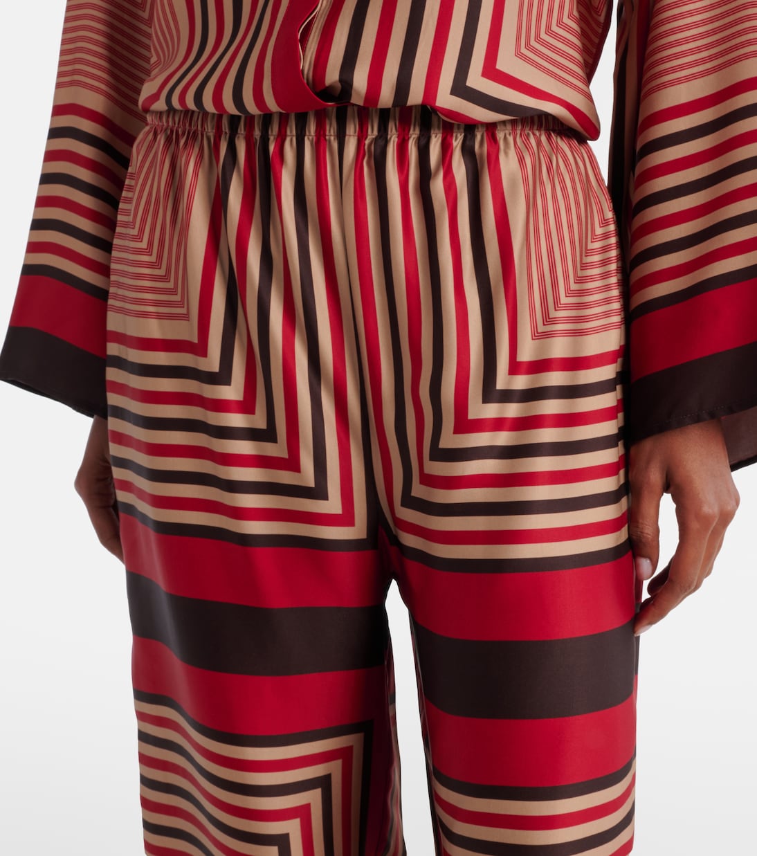 Jensen printed wide-leg pants | Faithfull
